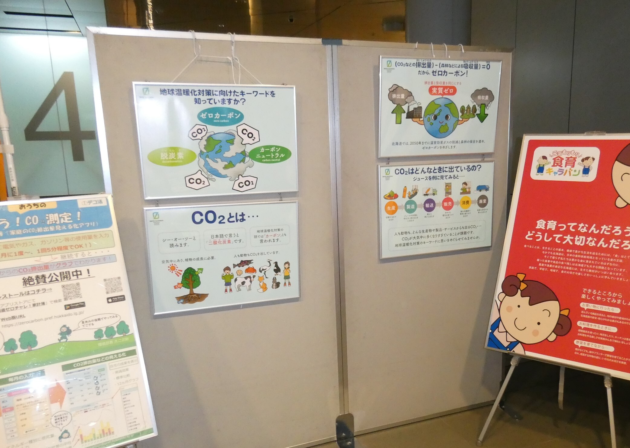 木育チカホパネル展示