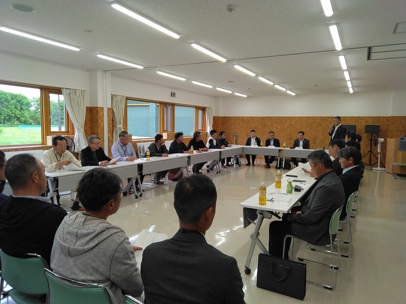 写真1 　講演会：えみくる「江別市都市と農村の交流センター」